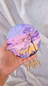 Aesthetic CD Painting without Easel