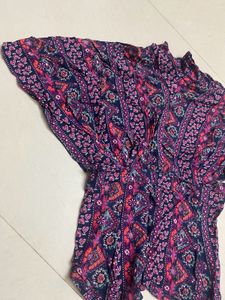 Purple Print JumpSuit