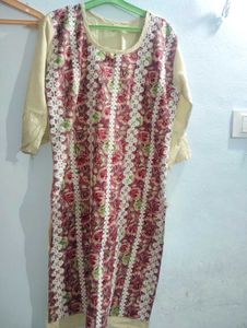 Floral Print 5 Kurti Plaza Legins And Duptta