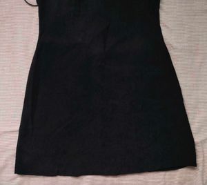 Black Mini Slip Dress