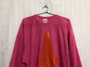 Athletic Knit Pink Long Sleeve Jersey