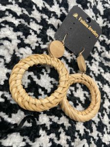 Bamboo Style Earrings