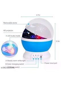 Night Light Lamp Projector, Star Rotating