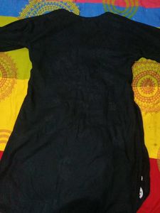 Black Embroidered Kurti