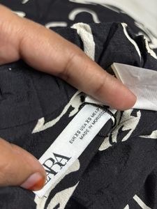 Abstract Face Print Top