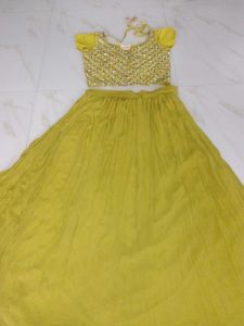 Mustard Colour Lehenga