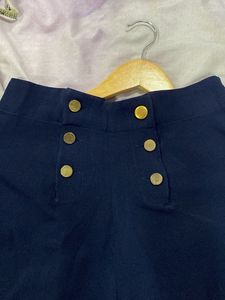 Sassafras Navyblue Trouser Women