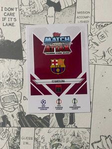 Messi Trophy Triumph Topps Match Attax Card