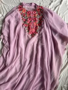 Tikhi Imli Kaftan Embroidered Saree