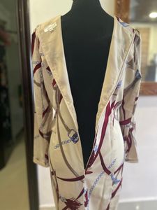 Elegant Printed Shift Dress