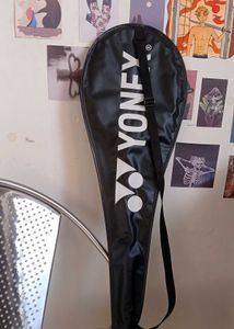 Yonex badminton racket with cover