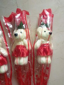 Teddy Bear Rose Bouquet Pack Of 7