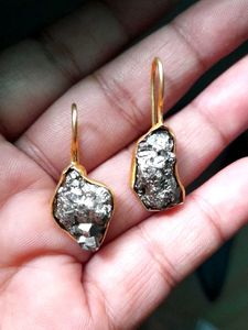 Unique Pyrite Earrings