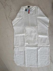 Men's White Kurta Set