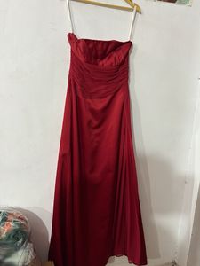 Elegant Red Ethnic Gown