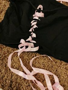 h&amp;m coquette tube top