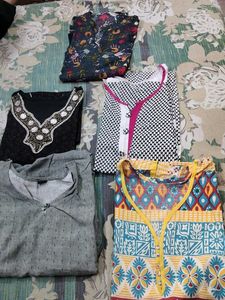 Combination Of 5 Kurtas