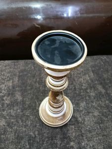 Rustic Wooden Candle Holder