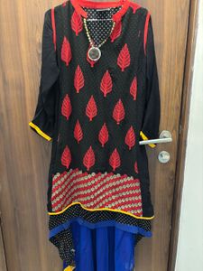 Embroidered Kurti with Stylish Details
