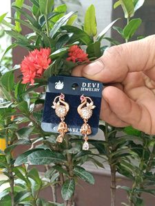 Elegant Peacock Earrings