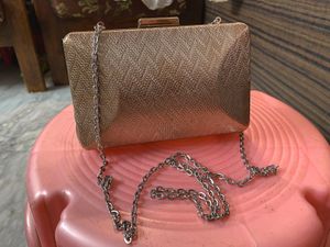 Elegant Gold Clutch