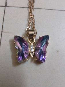 Butterfly Pendant Necklace