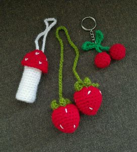 Crochet Bag Charms Set