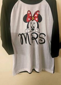 Plus Size Mickey &amp; Minnie Couple Tees