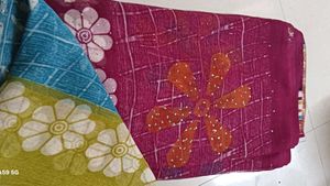 Floral Print Saree