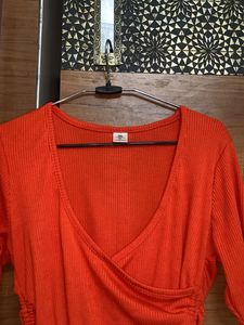 Orange  Stylish Top🧡