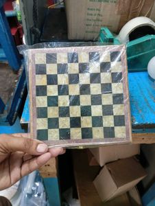 Crocon Marble and Wooden Chess Set – 6 Inch