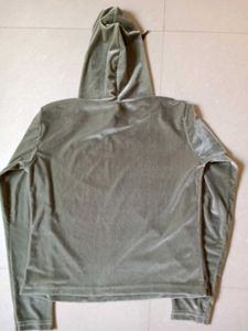 Velvet Hoodie Top