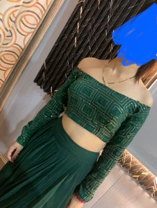 Beautiful Off Shoulder Designer Lehanga💝🦋