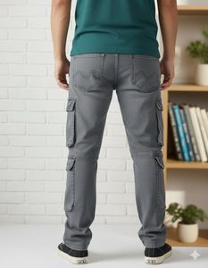 Gray Cargo Pants
