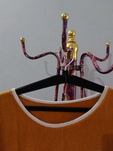 Mustard Striped Top