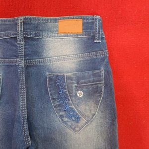 Women&#39;s Blue Denim Jeans