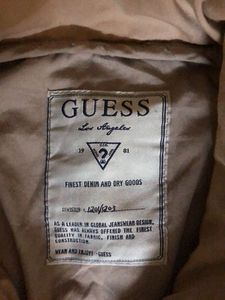 y2k GUESS 1981 khaki Hooded Jacket