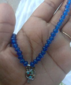 Beaded Chain with Heart Charm