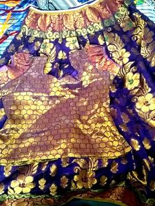 Gorgeous Purple & Gold Lehenga Set