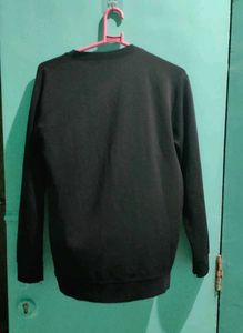 Black Henley Sweatshirt