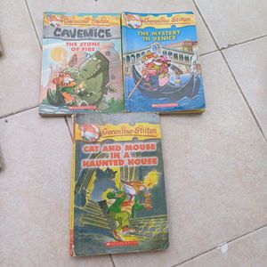 set of 3 Geronimo Stilton Books
