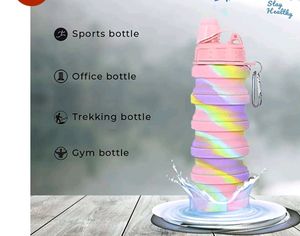 FunBlast Silicone Sipper Bottle for Kids Expandabl
