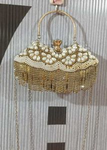 Elegant Beaded & Jeweled Clutch