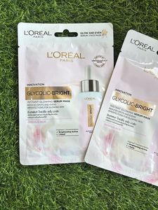 L’Oreal Paris Instant Glowing Serum Mask Pack Of 2