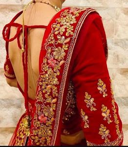 Stunning Red &amp; Gold Bridal Lehenga