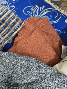 Stylish Grey Knit Sweater