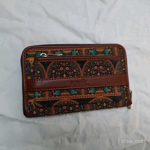 new zouk Royal Indian Peacock Motif Wallet