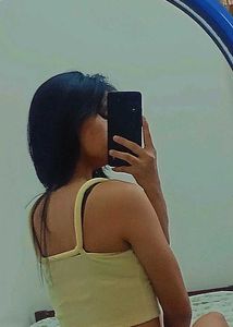 Cute Yellow Crop Top