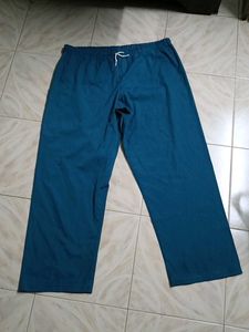 Blue Casual Pants