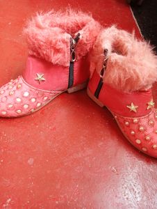 Shoe Peach Colour